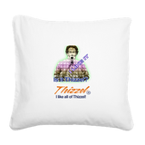 All of Thizzel Logo Square Canvas Pillow