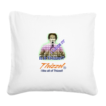 All of Thizzel Logo Square Canvas Pillow
