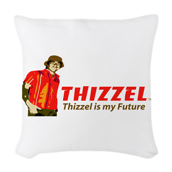 Thizzel Future Woven Throw Pillow