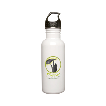 Finger T Logo Stainless Steel Water Bottle