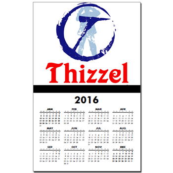 THIZZEL Trademark Calendar Print