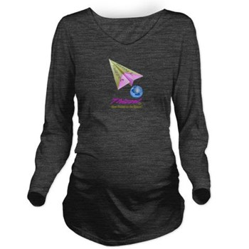 Space Logo Long Sleeve Maternity T-Shirt