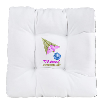 Space Logo Tufted Chair Cushion