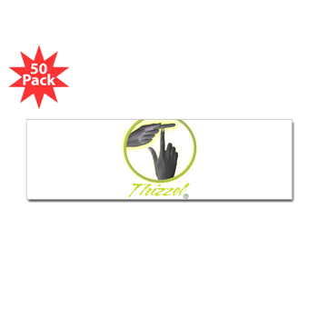 Finger T Logo Bumper Bumper Sticker