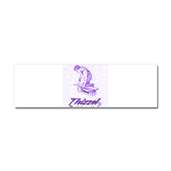 Thizzel Work Car Magnet 10 x 3
