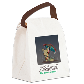 Rainy Logo Canvas Lunch Bag