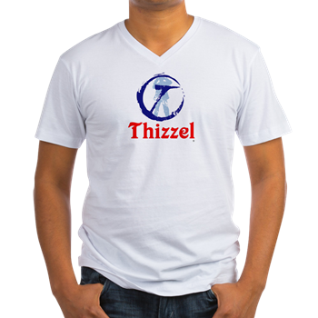 THIZZEL Trademark Men's V-Neck T-Shirt