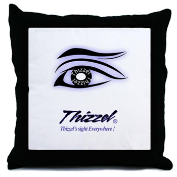 Thizzel Sight Logo Throw Pillow
