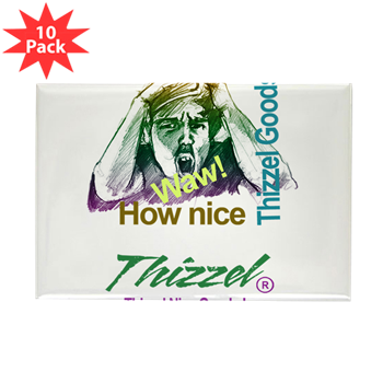 Thizzel Nice Goods Logo Magnets