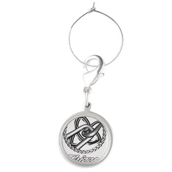 Friendship Logo Wine Charms