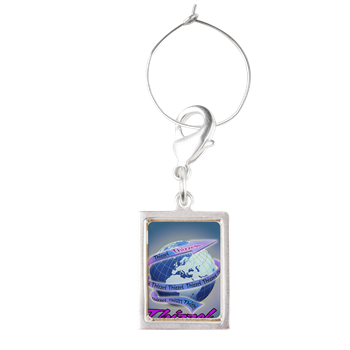 Thizzel Globe Wine Charms