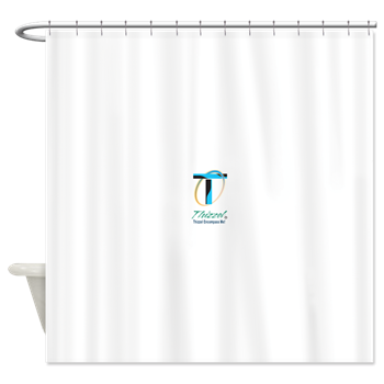 Thizzel Encompass Logo Shower Curtain