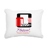Thizzel Creativity Logo Rectangular Canvas Pillow