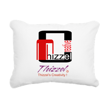 Thizzel Creativity Logo Rectangular Canvas Pillow