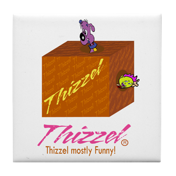 Funny Logo Tile Coaster