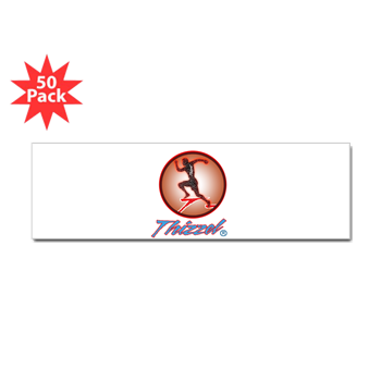 Runner Logo Bumper Bumper Sticker