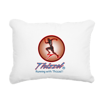 Runner Logo Rectangular Canvas Pillow