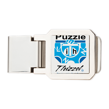 Puzzle Game Logo Money Clip
