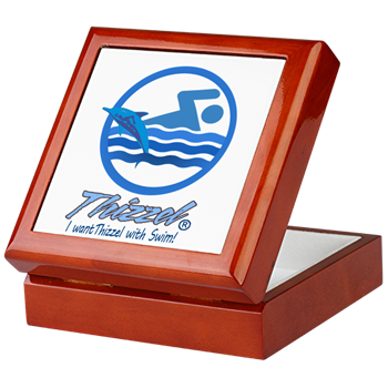 Swimming Logo Keepsake Box