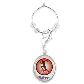 Runner Logo Wine Charms