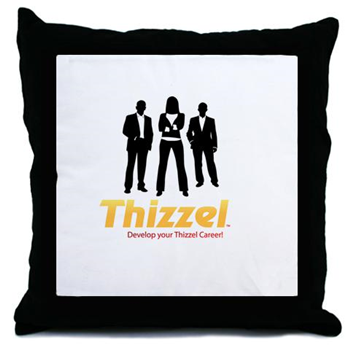 Thizzel Career Throw Pillow