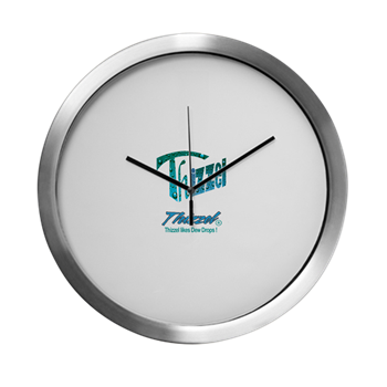 Dew Drops Logo Modern Wall Clock