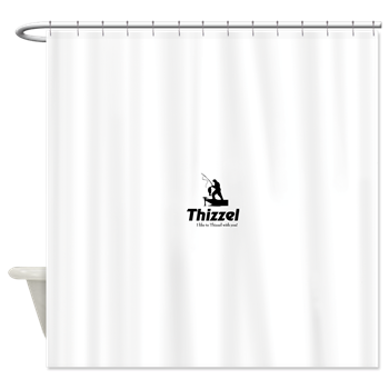 Thizzel Fishing Shower Curtain