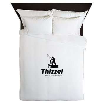 Thizzel Fishing Queen Duvet