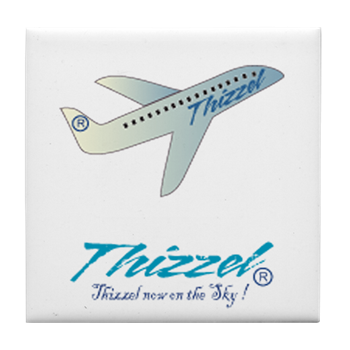 Travel Vector Logo Tile Coaster