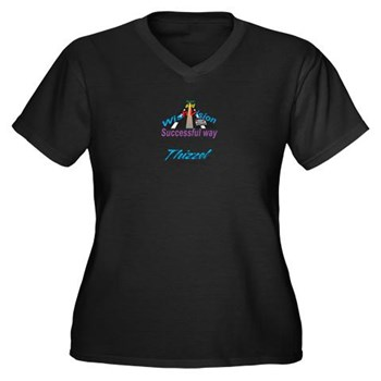 Thizzel Successful Logo Plus Size T-Shirt