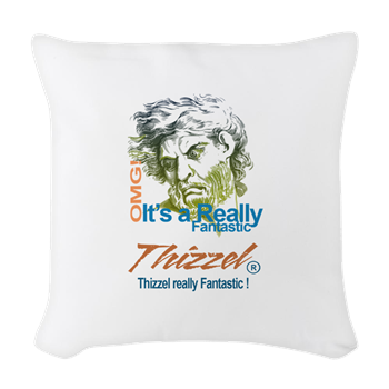 Thizzel really Fantastic Woven Throw Pillow