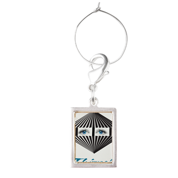 Thizzel Face Logo Wine Charms