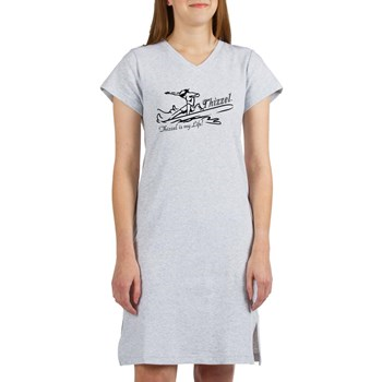 Thizzel Surfing Women's Nightshirt