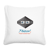 Thizzel Face Logo Square Canvas Pillow