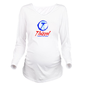 Thizzel Long Sleeve Maternity T-Shirt