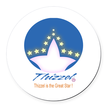 Great Star Logo Round Car Magnet