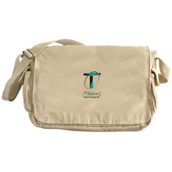 Thizzel Encompass Logo Messenger Bag