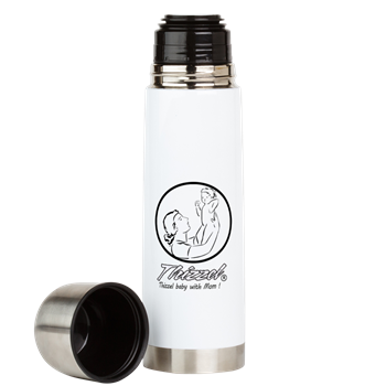 Mom Baby Logo Large Insulated Beverage Bottle