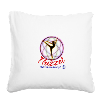 Thizzel Dancing Square Canvas Pillow
