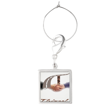 Bridge Logo Wine Charms