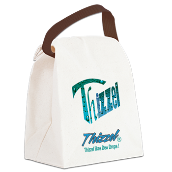 Dew Drops Logo Canvas Lunch Bag