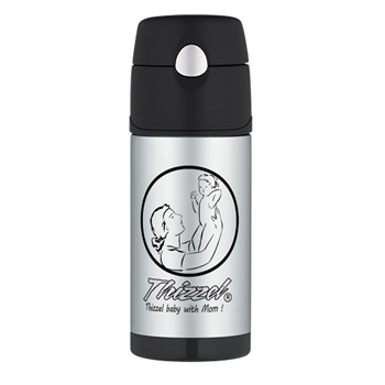 Mom Baby Logo Thermos® Bottle (12oz)