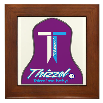 Thizzel Bell Framed Tile