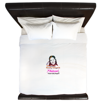 Thizzel Elegant Logo King Duvet