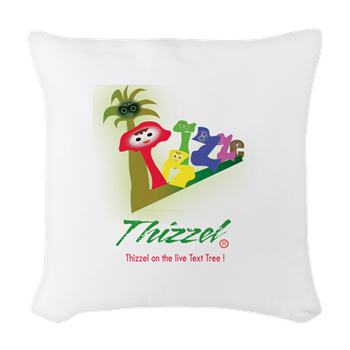 Live Tex Tree Vector Logo Woven Throw Pillow