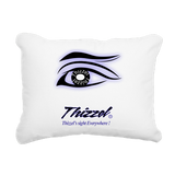 Thizzel Sight Logo Rectangular Canvas Pillow