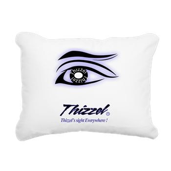 Thizzel Sight Logo Rectangular Canvas Pillow
