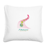 Progressing Vector Logo Square Canvas Pillow