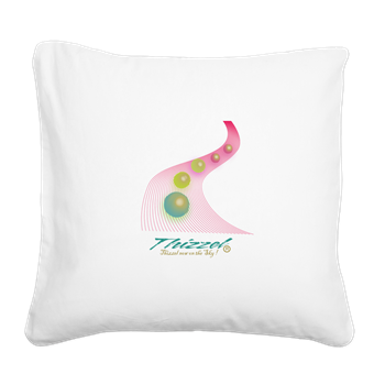 Progressing Vector Logo Square Canvas Pillow