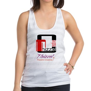 Thizzel Creativity Logo Racerback Tank Top